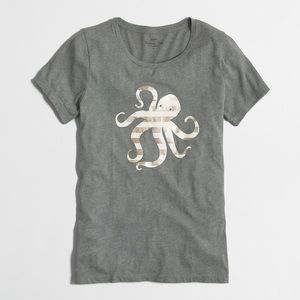 J Crew Factory Octopus collector T-shirt Size XL